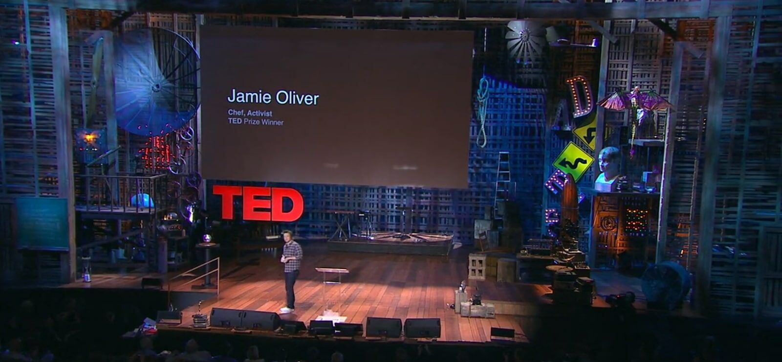 Jamie Oliver TED előadásának összetevői